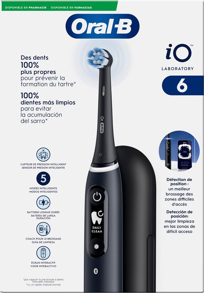 Bild på Oral-B iO Laboratory 6 Eltandborste Black, 1 st