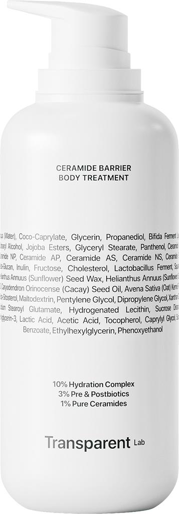 Bild på Niche Beauty Lab Transparent Lab Ceramide Barrier Body Treatment, 400 ml