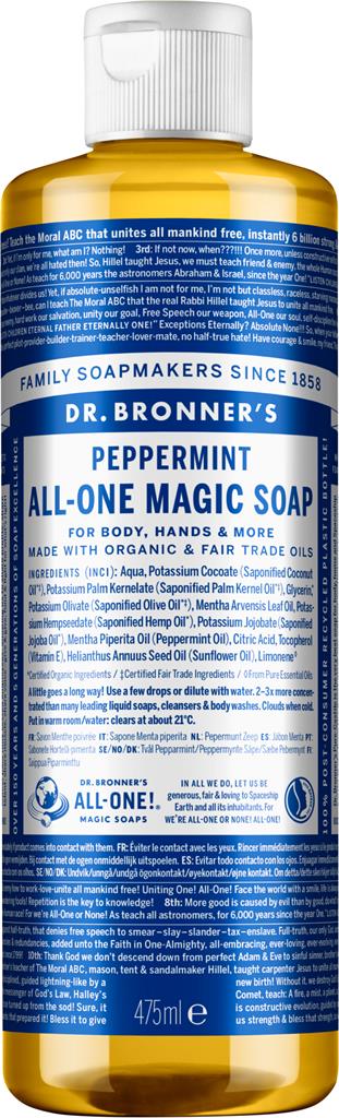 Bild på Dr. Bronners All-One Magic Soap Peppermint, 475 ml