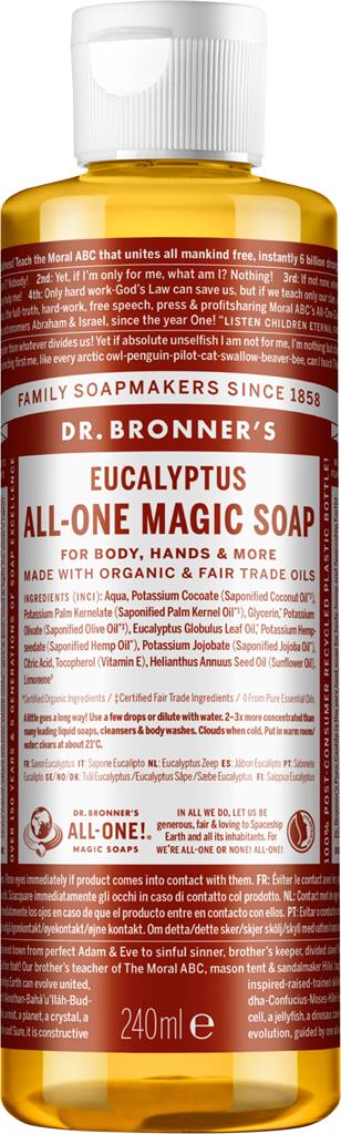Bild på Dr. Bronners All-One Magic Soap Eucalyptus, 240 ml