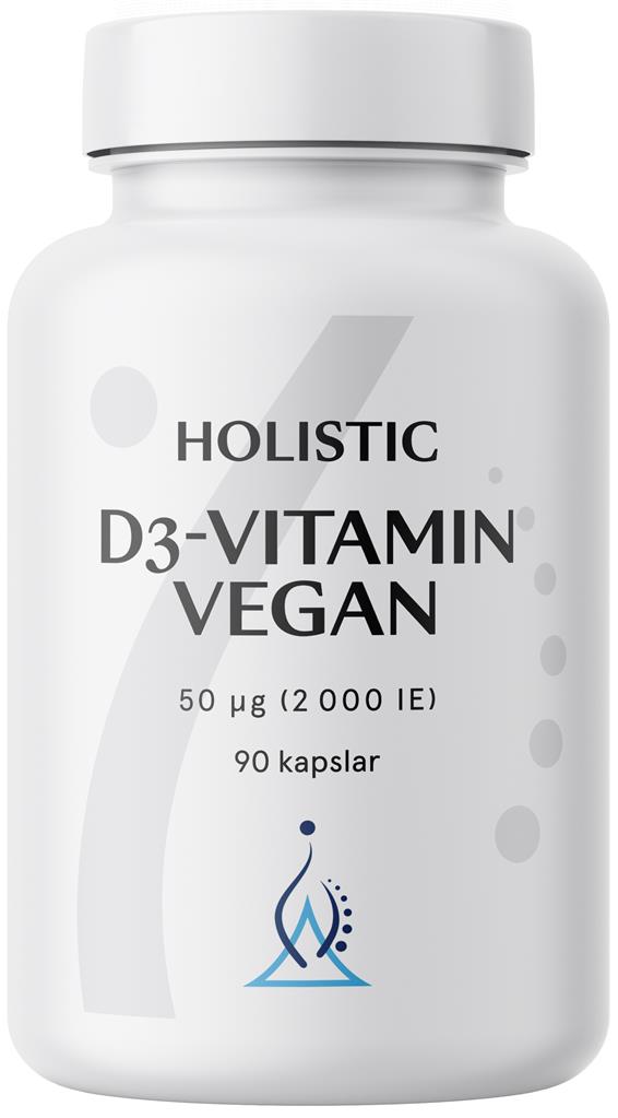 Bild på Holistic D3-vitamin vegan 2000, 90 st