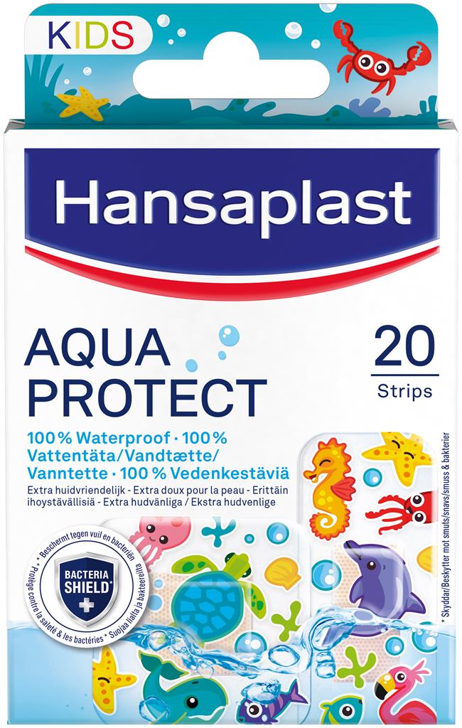 Bild på Hansaplast Aqua Protect Kids barnplåster, 20 st