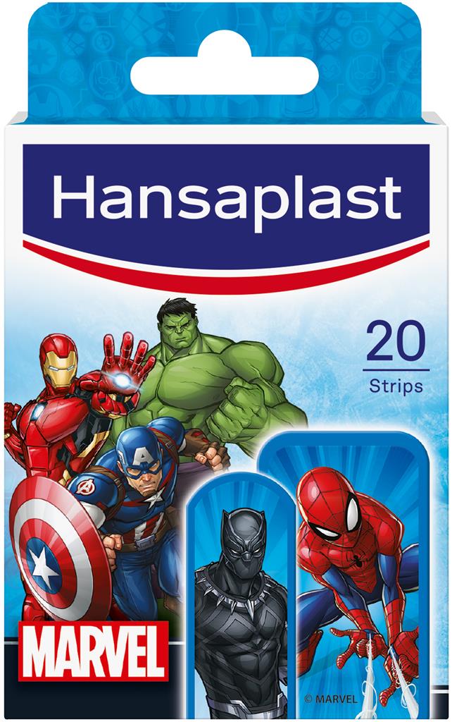 Bild på Hansaplast Marvel Kids barnplåster, 20 st