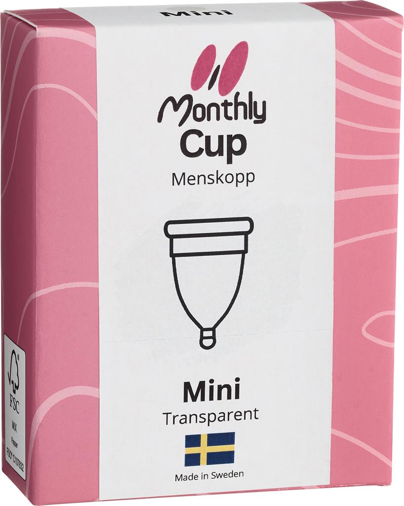 Bild på MonthlyCup Mini Transparent, 1 st