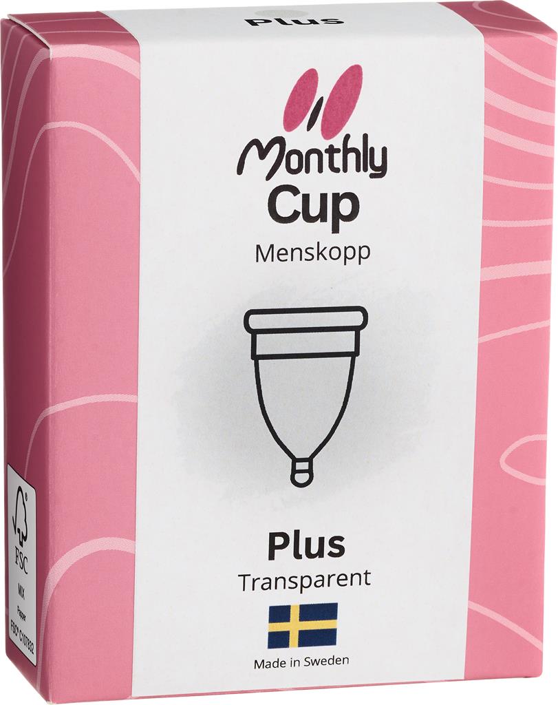Bild på MonthlyCup Plus Transparent, 1 st