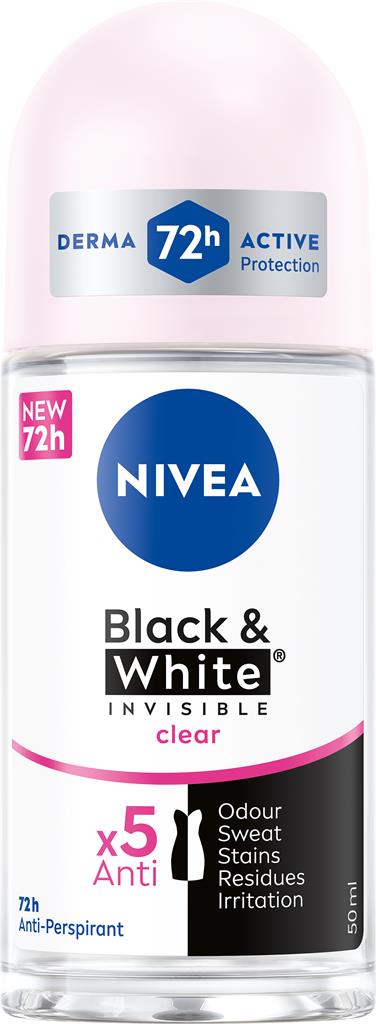 Bild på NIVEA Black & White Original Roll On, 50 ml