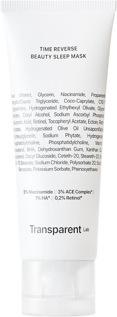 Bild på Niche Beauty Lab Transparent Lab Time Reverse Beauty Sleep Mask, 75 ml