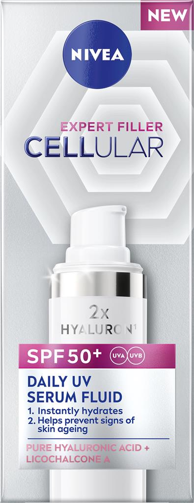 Bild på NIVEA SPF50+ Daily UV Serum Fluid, 30 ml