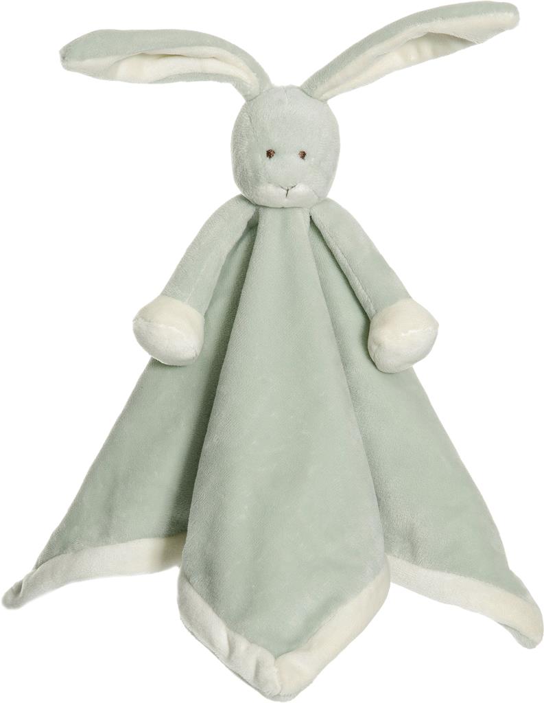 Bild på Teddykompaniet Diinglisar, Snuttefilt, Kanin Grön , 1 st