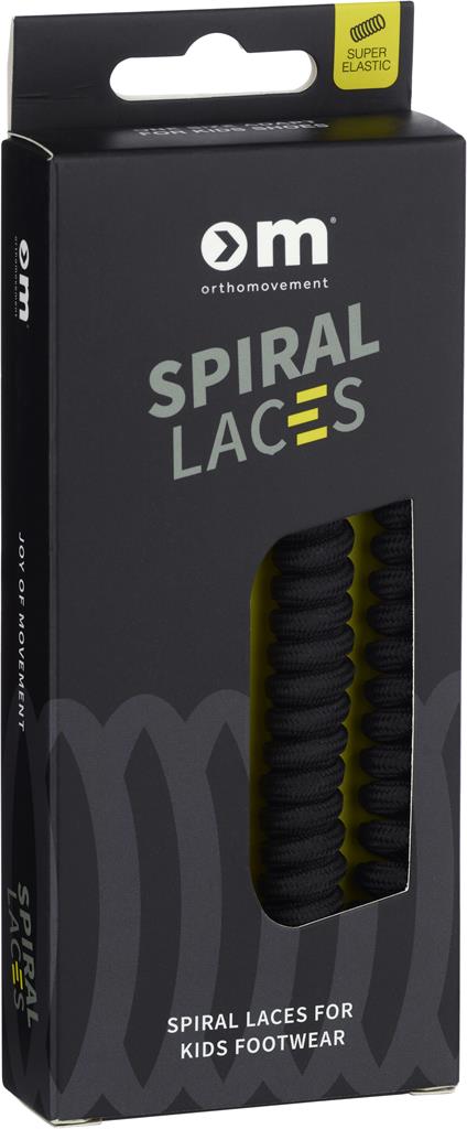 Bild på Ortho Movement OM Spiral Laces Svart, 2 st