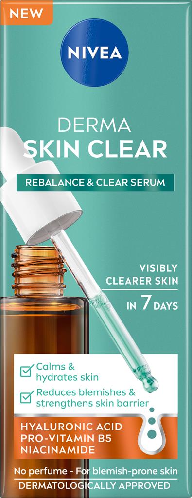 Bild på NIVEA Derma Rebalance & Clear Serum, 30 ml