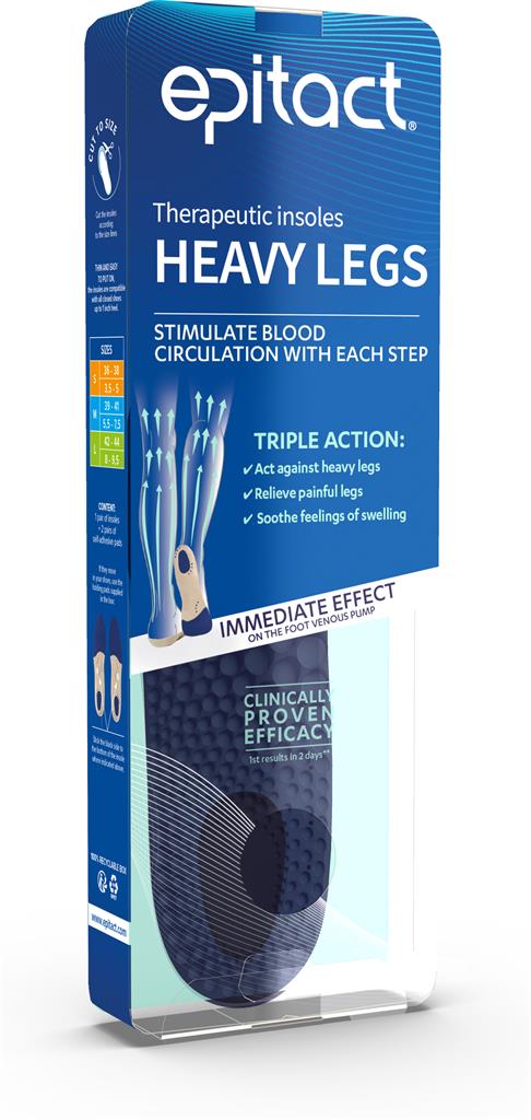 Bild på Epitact Heavy legs insoles S (36-38), 2 st