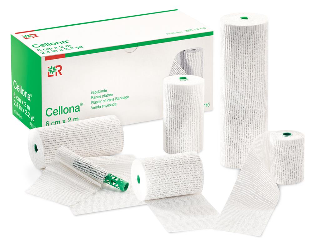 Bild på Cellona Gipsbinda Vit 3 m x 10 cm, 5 st