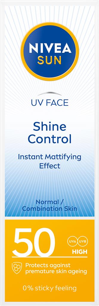 Bild på NIVEA Sun UV Face Shine Control Cream SPF50, 50 ml