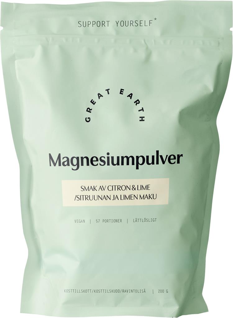 Bild på Great Earth Magnesiumpulver, 200 g