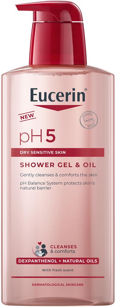 Bild på Eucerin pH5 Shower Gel & Oil, 400 ml