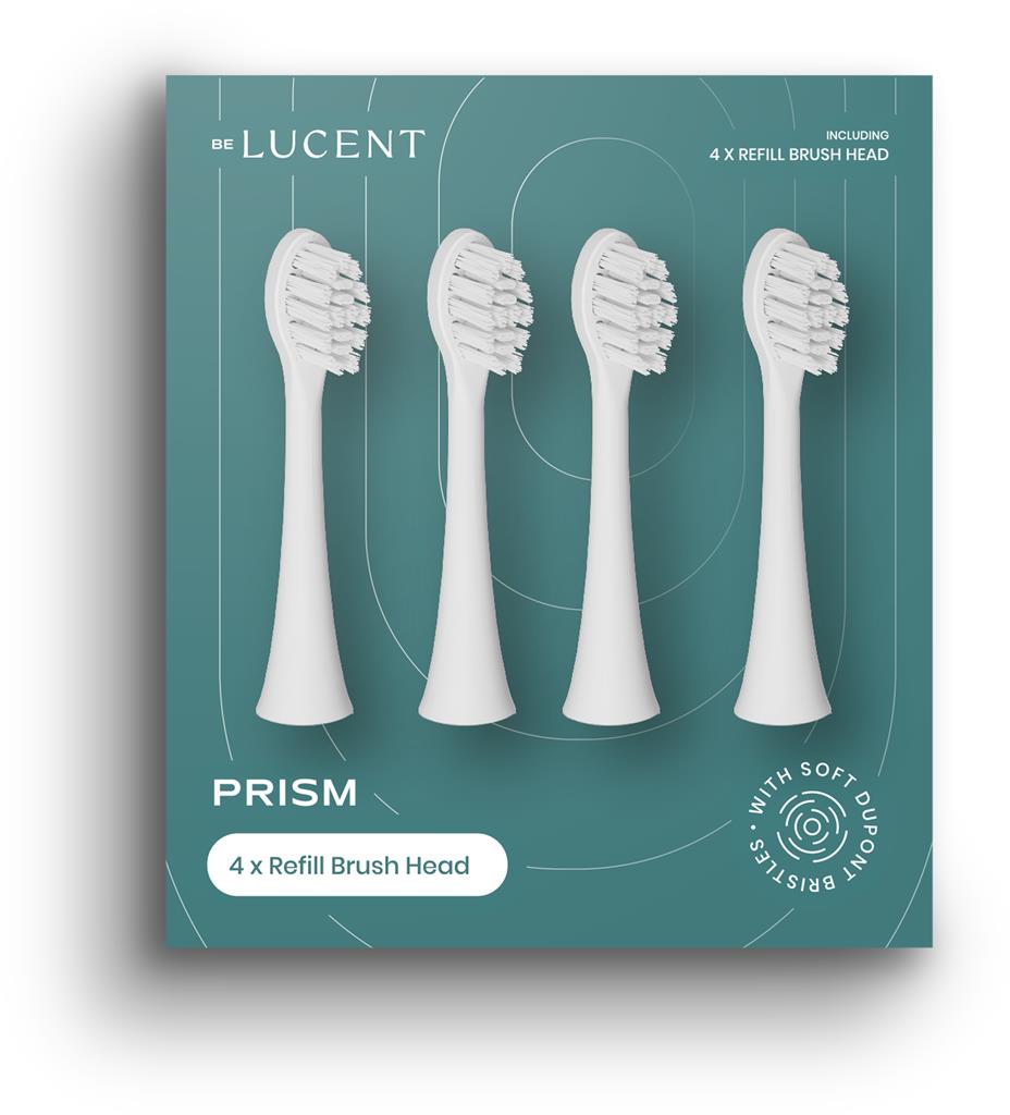 Bild på Be Lucent Prism Heads White, 4 st
