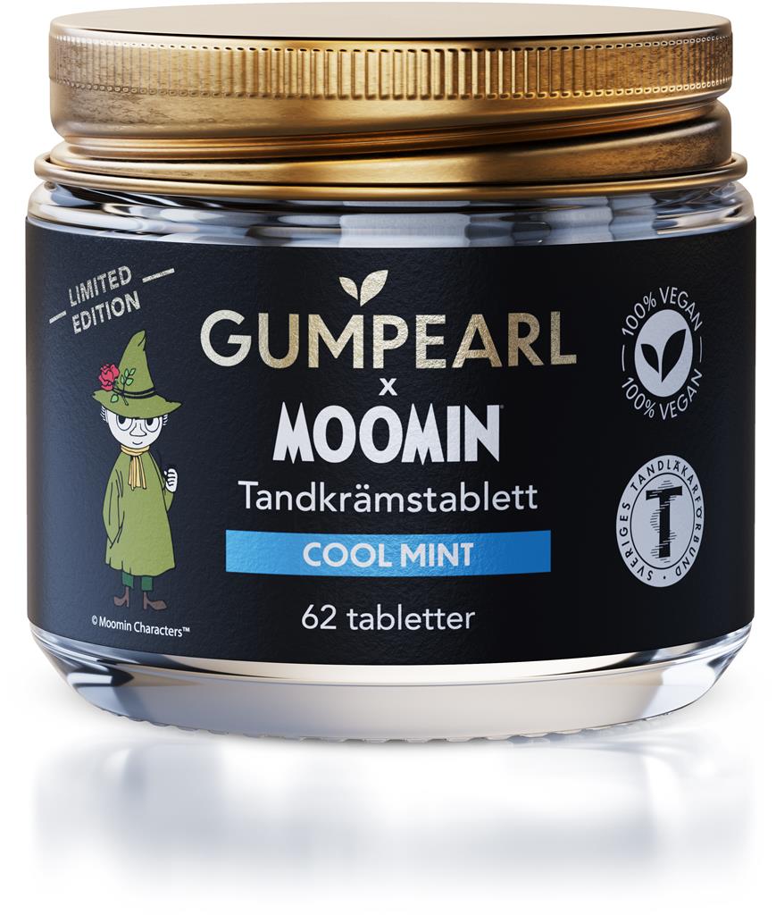 Bild på Gumpearl Cool Mint Tandkrämstablett, 62 st