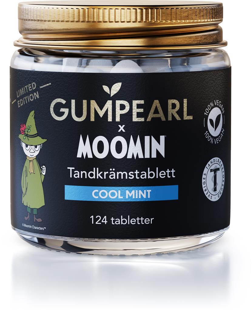 Bild på Gumpearl Cool Mint Tandkrämstablett, 124 st