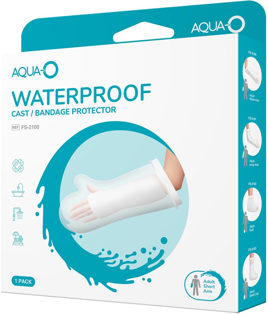 Bild på One-Aid Vattentätt gipskydd vuxen långt ben, 1 st
