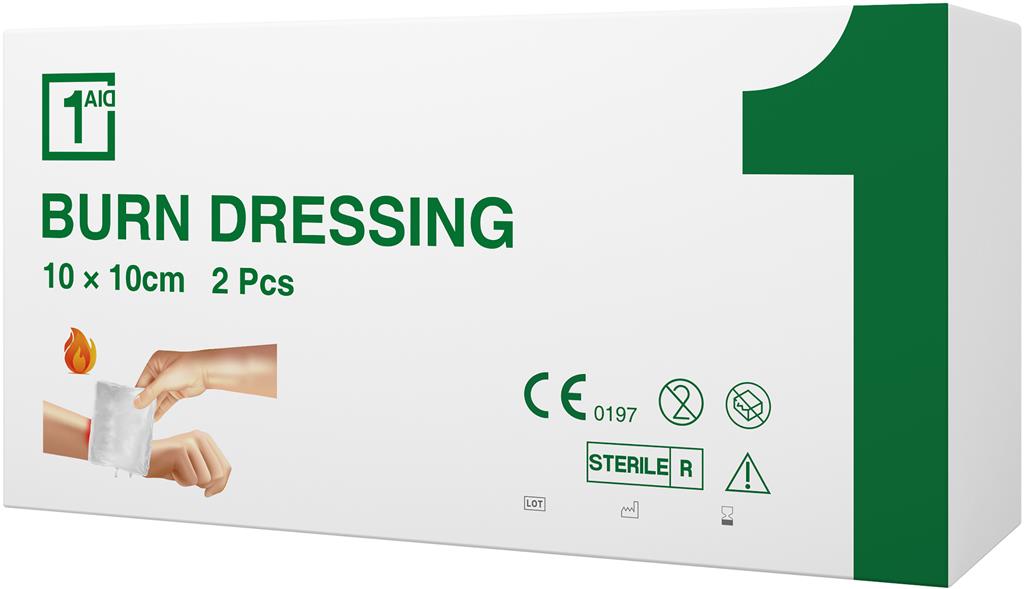 Bild på One-Aid Brännskadeförband 10 x 10cm, 2 st