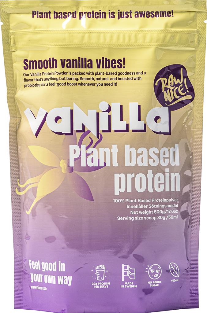 Bild på Rawnice Proteinpulver Vanilj, 500 g