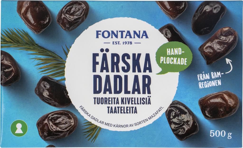 Bild på Fontana Färska Dadlar, 500 g