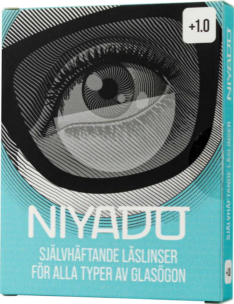Bild på Niyado Optiska Silikonlinser +1.0, 1 par