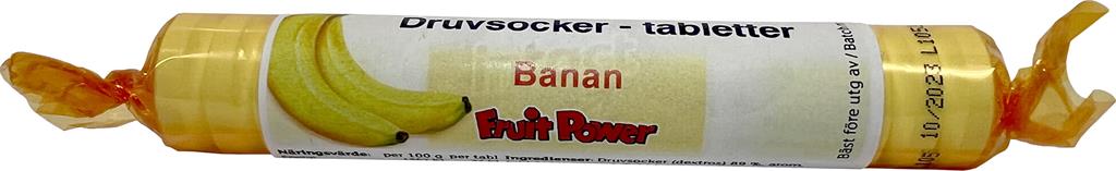 Bild på Fruit Power Druvsocker Banan Tablett, 17 st