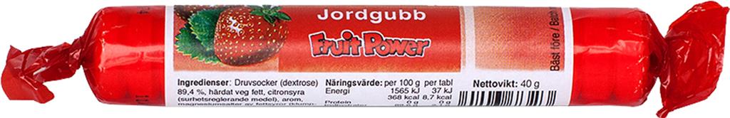 Bild på Fruit Power Druvsock Jordgubb, 40 g