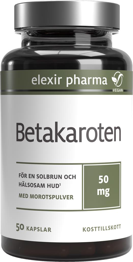 Bild på Elexir Betakaroten 50mg, 50 st