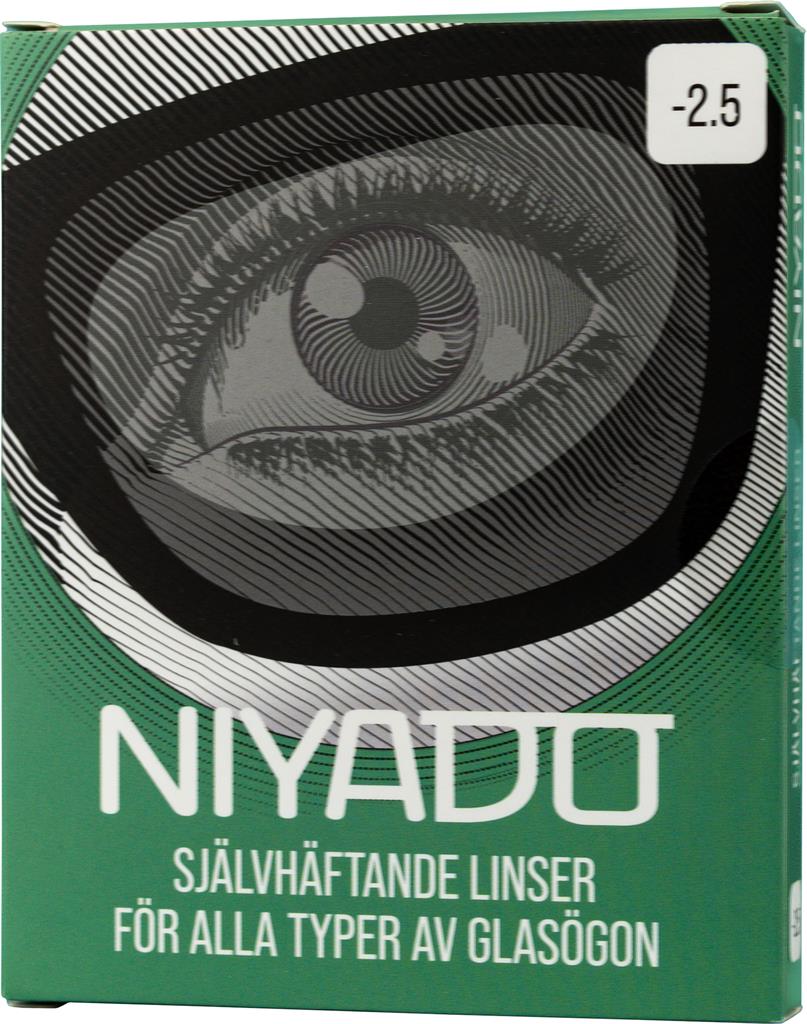 Bild på Niyado Optiska Silikonlinser -2.5, 1 par