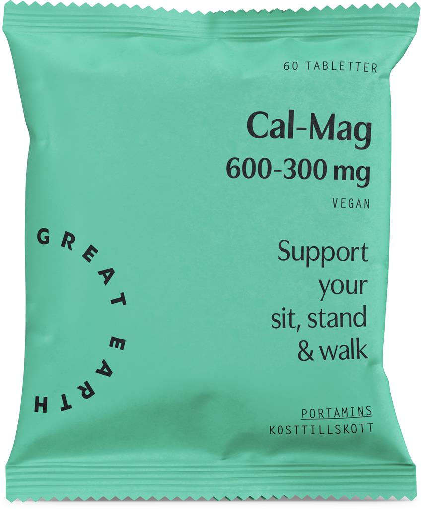 Bild på Great Earth Cal-Mag 600-300 mg refill, 60 st