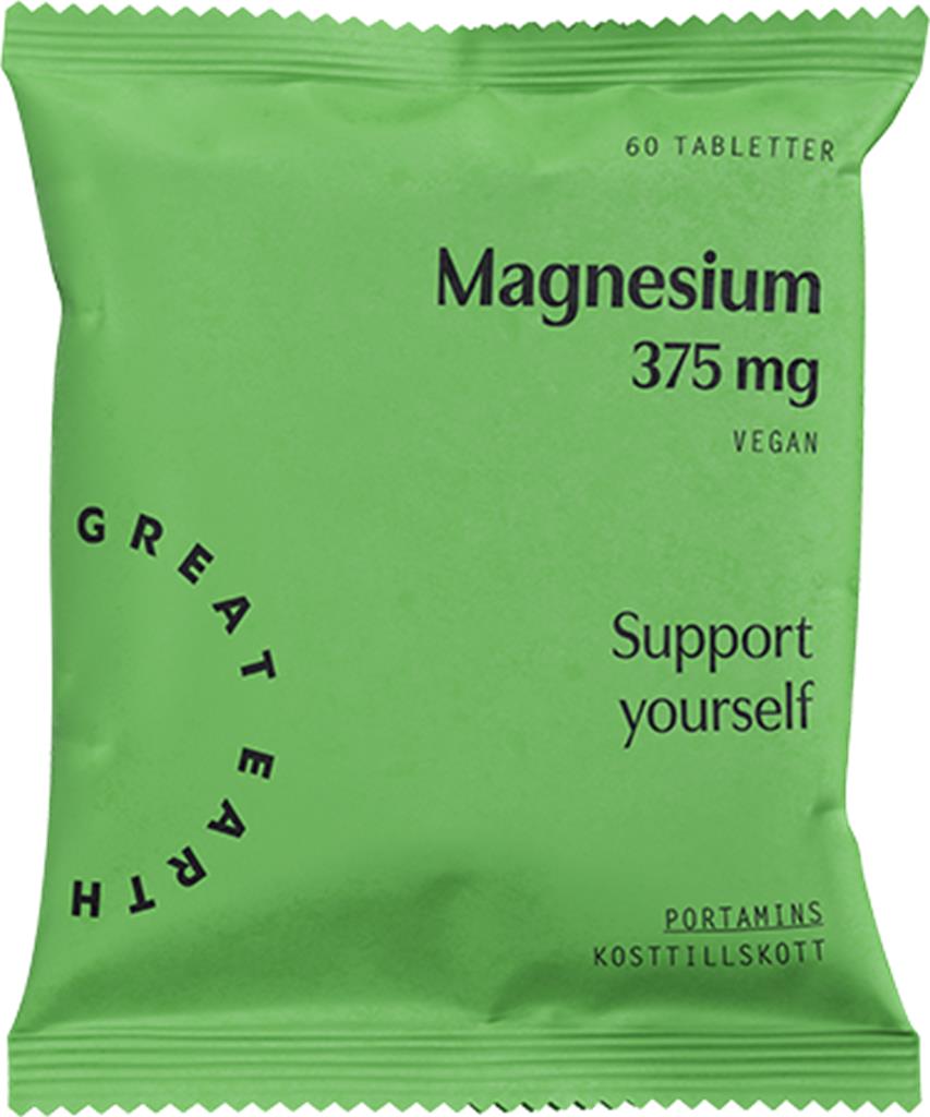 Bild på Great Earth Magnesium 375 mg refill, 60 st