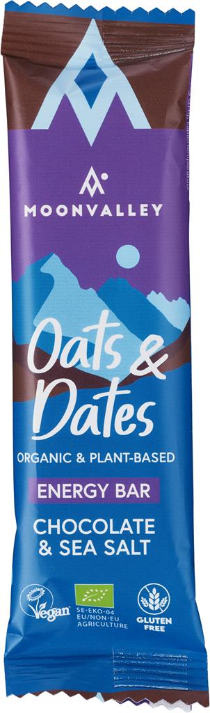 Bild på Moonvalley Oats & Dates Chocolate & Sea Salt, 50 g
