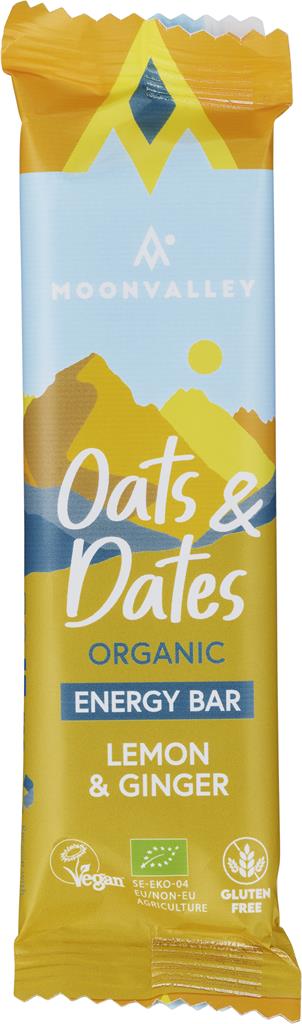 Bild på Moonvalley Oats & Dates Lemon & Ginger, 50 g