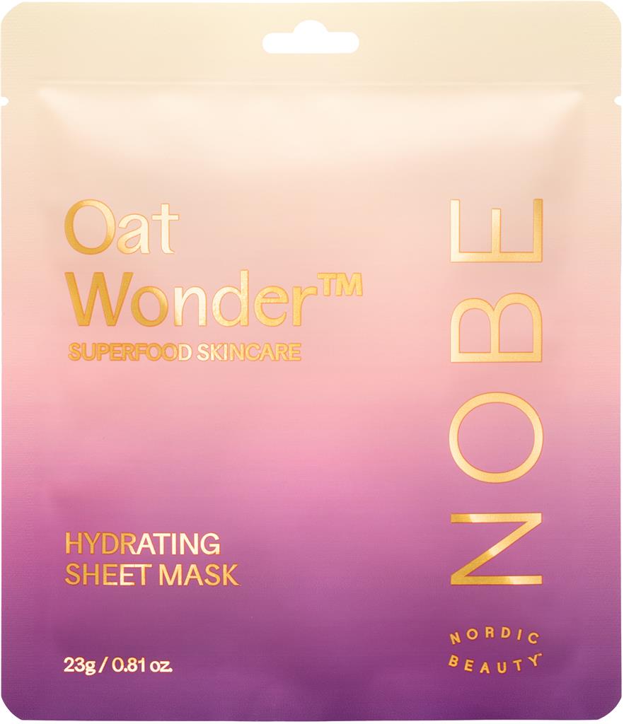 Bild på NOBE Nordic Beauty Oat Wonder Hydrating Sheet Mask, 1 st
