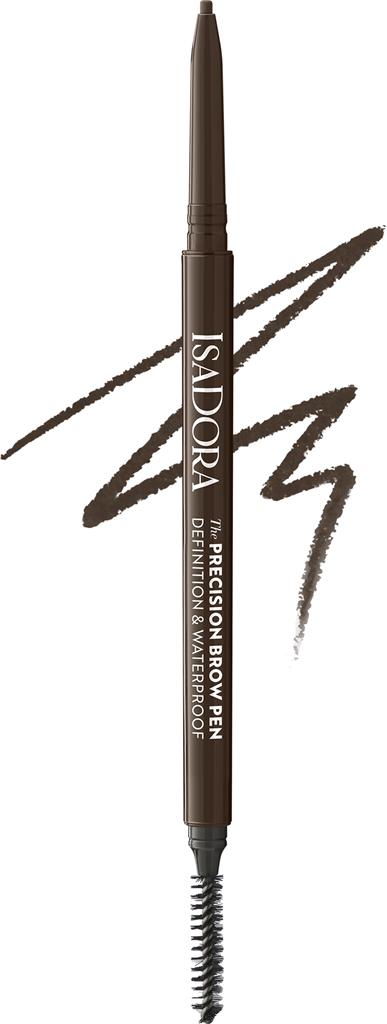 Bild på Isadora The Precision Brow Pen, Definition & Waterproof 02 Dark Brown, 1 st