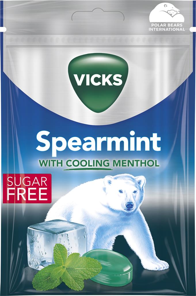 Bild på Vicks Spearmint Sugar free, 72 g