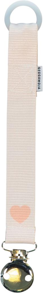 Bild på Geggamoja Napphållare Pink heart  One Size, 1 st