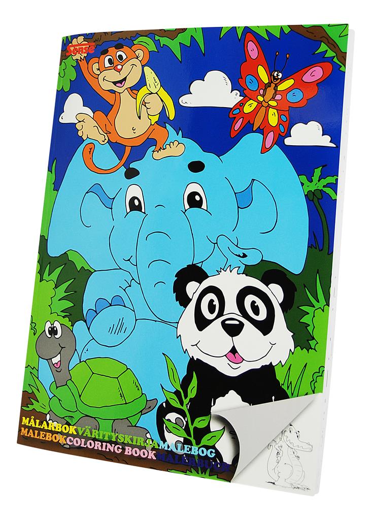 Bild på Sense Målarbok Gulliga djur, 1 st