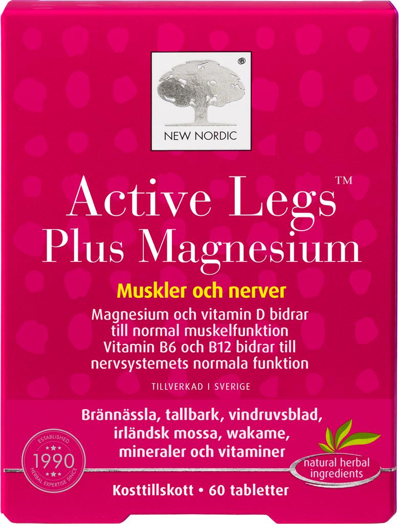 Bild på New Nordic Active Legs Plus Magnesium, 60 st