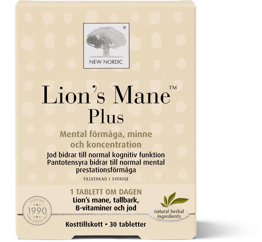 Bild på New Nordic Lion´s Mane Plus, 30 st 