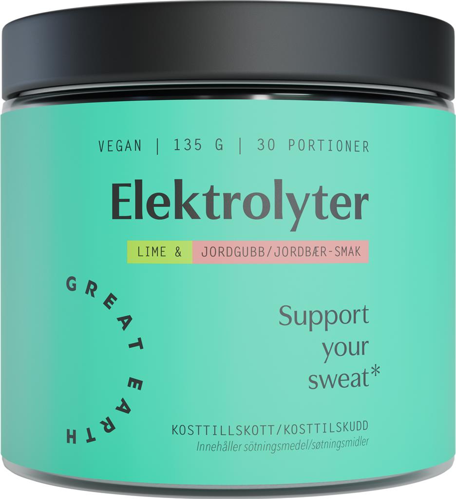 Bild på Great Earth Elektrolyter Jordgubb/Lime, 135 g