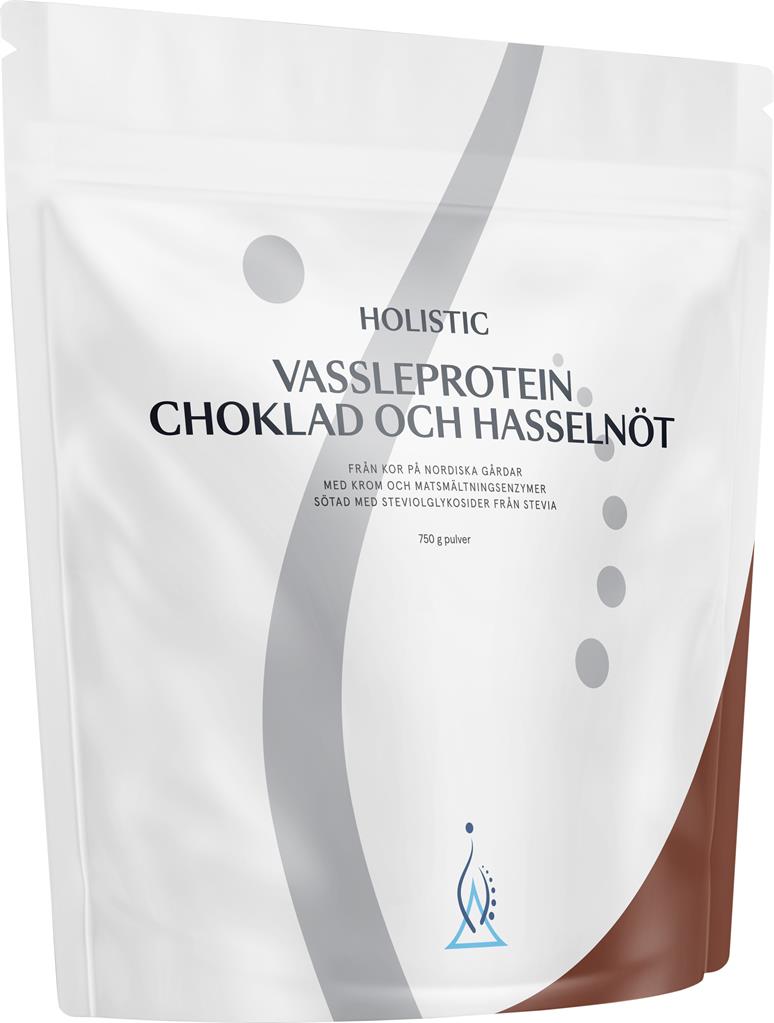 Bild på Holistic Vassleprotein choklad & hasselnöt, 750 g