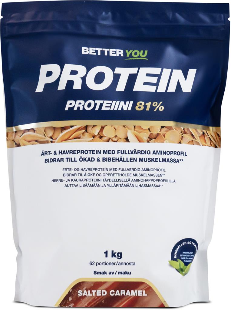 Bild på Better You Ärt/havreprotein Saltad Karamell, 1 kg