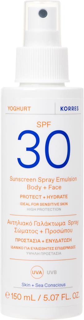 Bild på KORRES Yoghurt Sunscreen Spray SPF 30, 150 ml