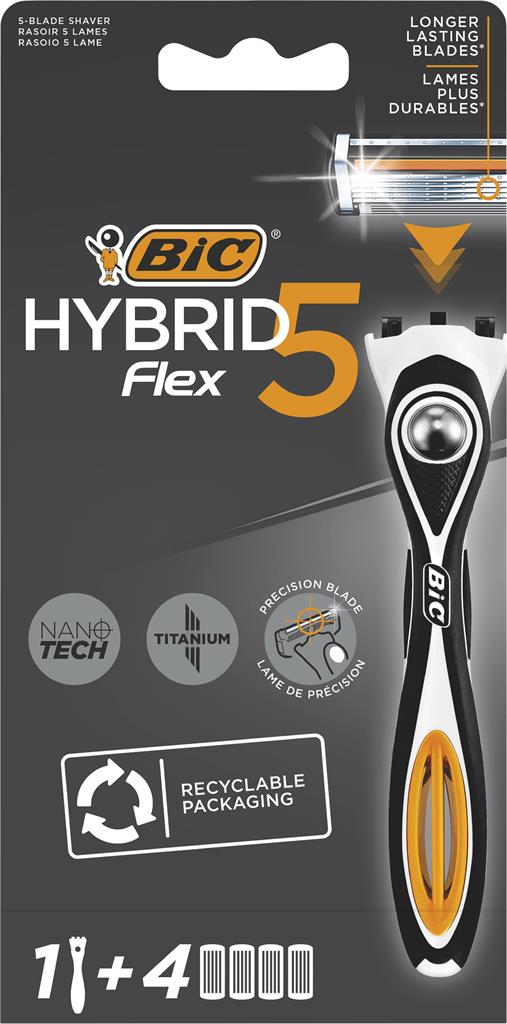 Bild på BIC Rakhyvel Hybrid 5 Flex , 1 st