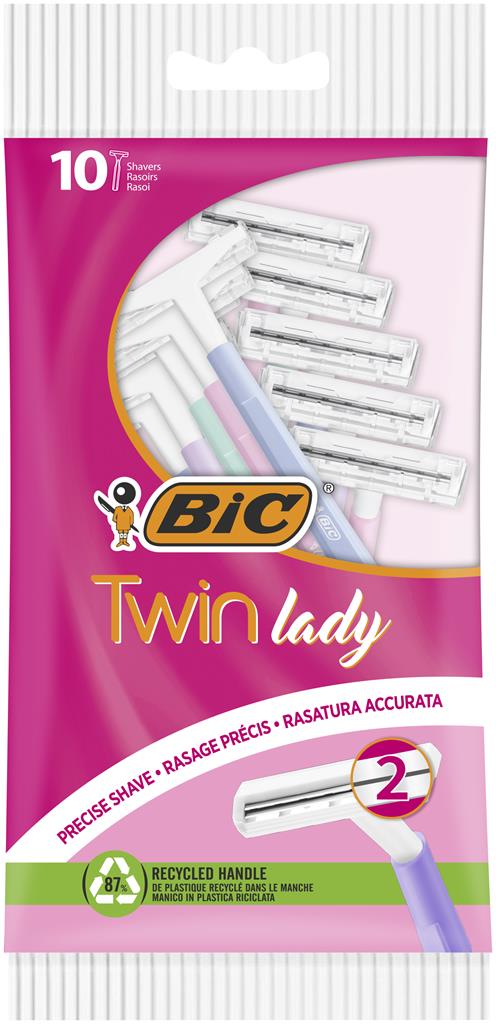 Bild på BIC Rakhyvel Twin Lady, engångs, 10 st