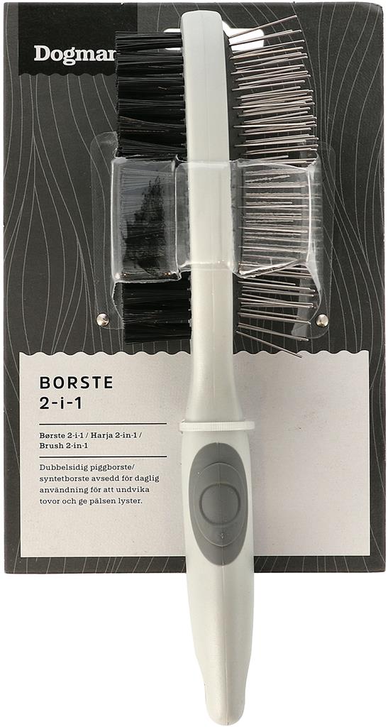 Bild på Dogman Dubbelsidig piggborste, 1 st